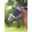 Shires Deluxe Fly Mask with Nose Fringe - Purple