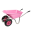 Carrimore 120 Litre Dual Wheel Stable Wheelbarrow - Pink