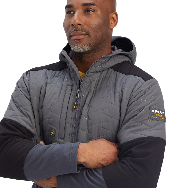Ariat Men's Rebar Cloud 9 Insulated Jacket - Rebar Grey-2