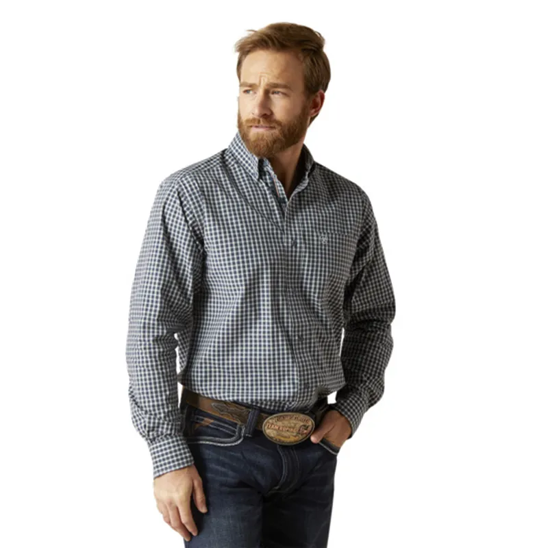 Ariat Men's Pro Gannon Fitted Shirt - Sky Blue