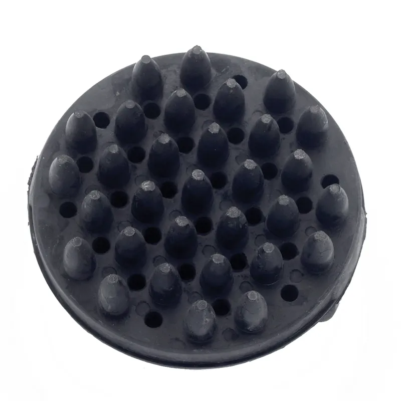 Lincoln Circular Rubber Curry Comb - Black