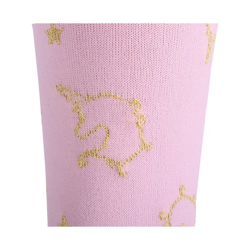 QHP Knee Stockings Rosa - 2-pack - Navy/Powder Pink-2