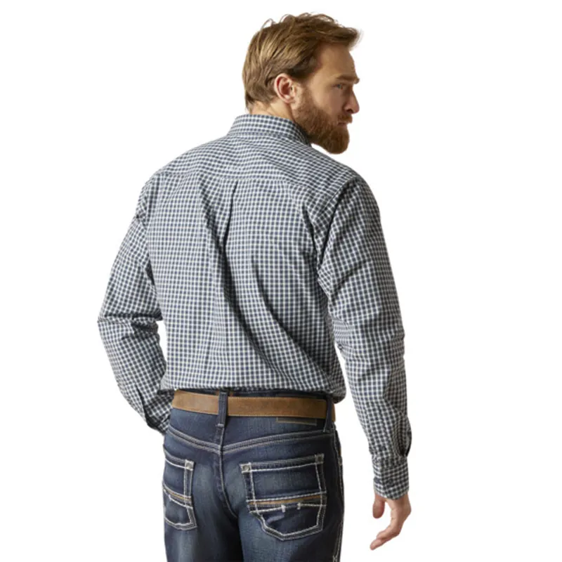 Ariat Men's Pro Gannon Fitted Shirt - Sky Blue-1