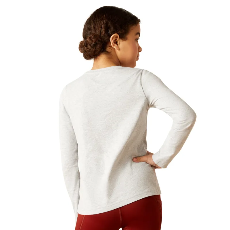 Ariat Youth Winter Fashions T-Shirt - Heather Grey-1