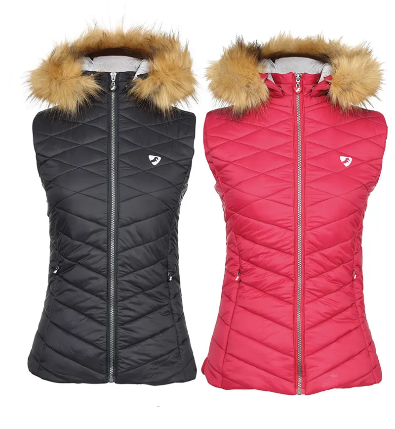 Aubrion Ladies Cinder Gilet - Red-4