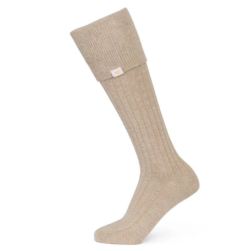 Aubrion Cottonwood Boot Socks - Beige
