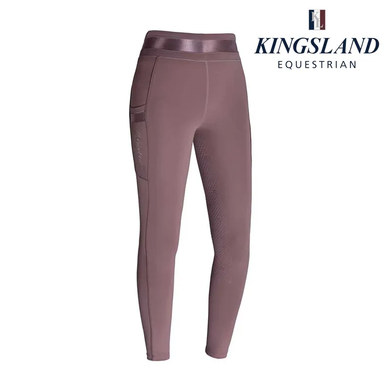 Kingsland KLkatinka Full Grip Breeches - Pink Twilight Mauve