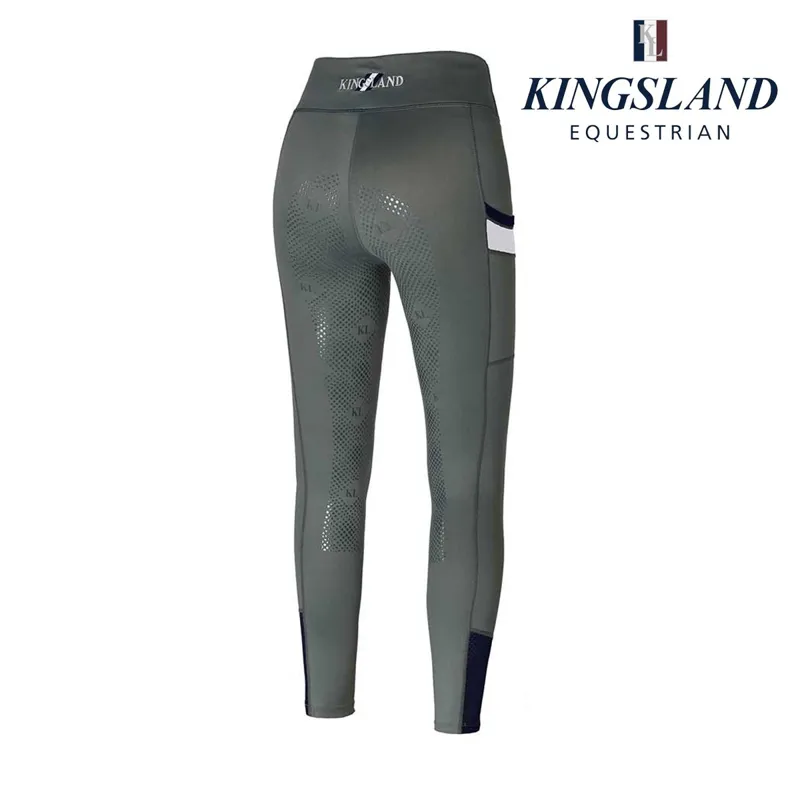 Kingsland Klkarina Full Grip Breeches - Green Agave