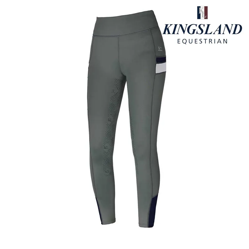 Kingsland Klkarina Full Grip Breeches - Green Agave-1