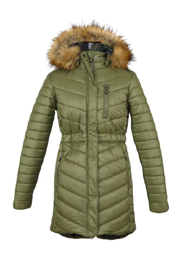Aubrion Ladies Paddington Insulated Coat in Olive