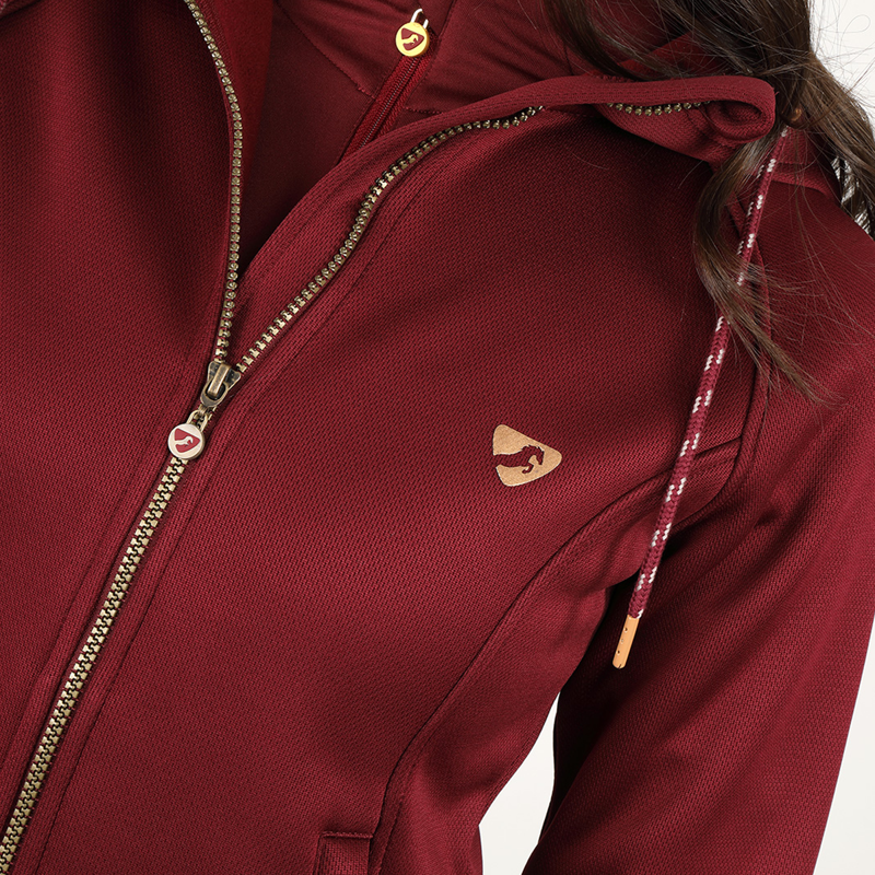 Aubrion Kilburn Hoodie - Wine-4