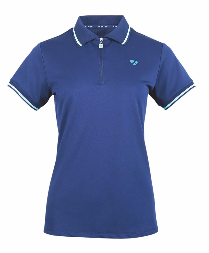 Aubrion Parsons Womens Tech Polo in Blue