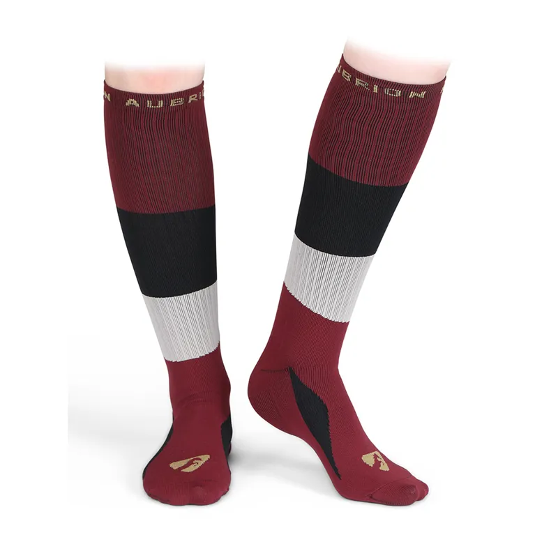 Aubrion Perivale Compression Socks - Wine