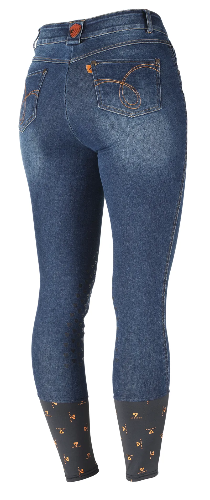 Aubrion Putney Denim Breeches - Dark Blue-1