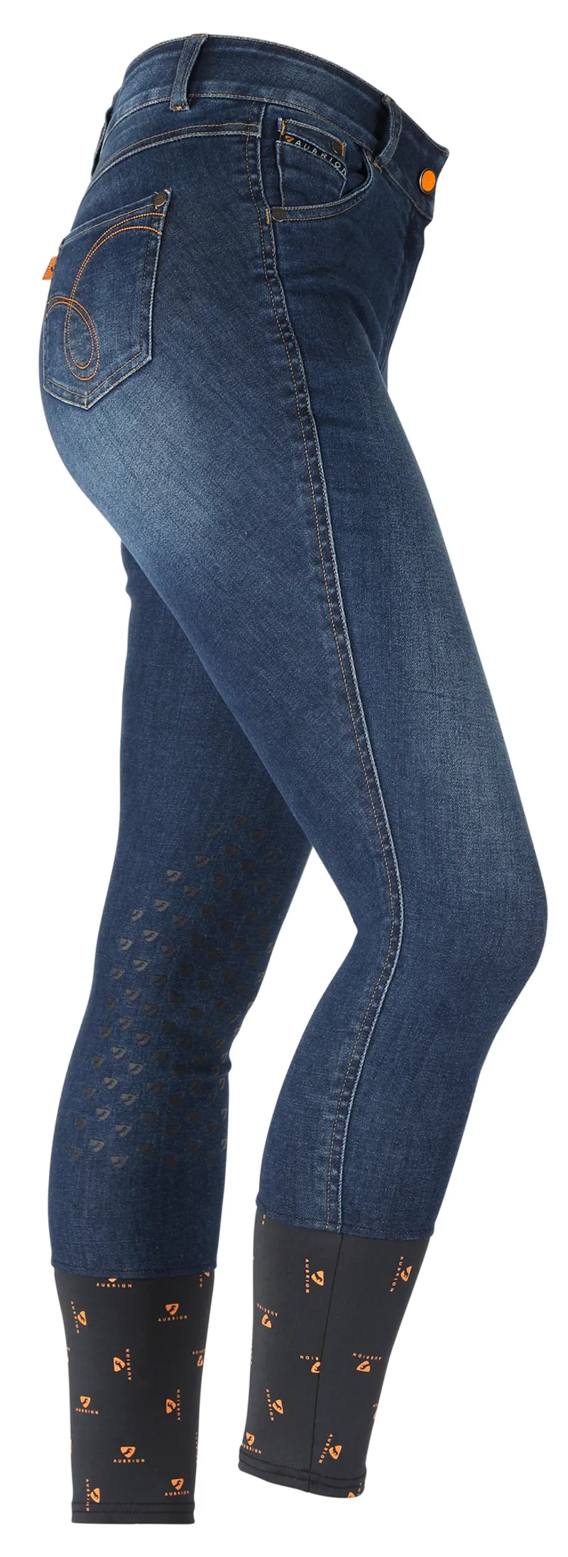 Aubrion Putney Girls Denim Breeches in Blue