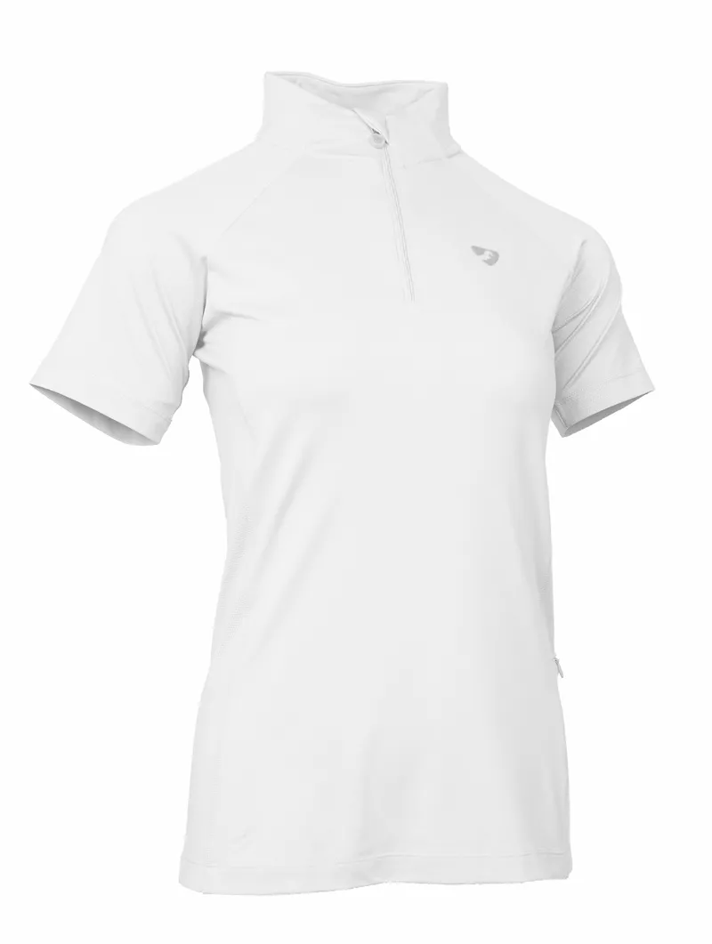 Aubrion Highgate Girls Short Sleeve Base Layer - White