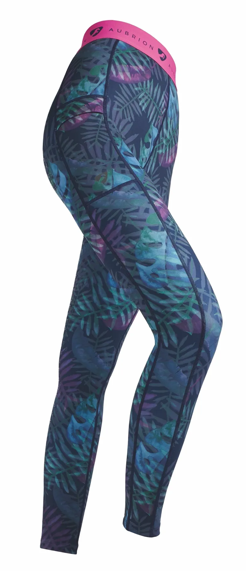 Aubrion Dutton Womens Riding Tights in Purple