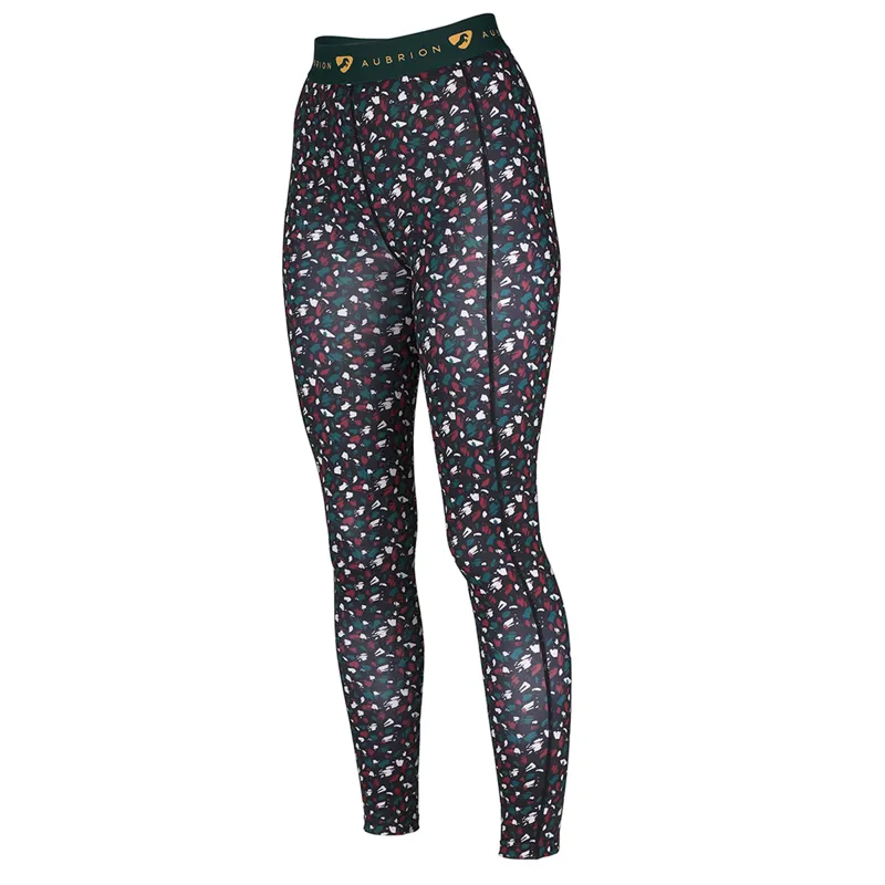 Aubrion Young Rider Dutton Riding Tights - Brushstroke-1