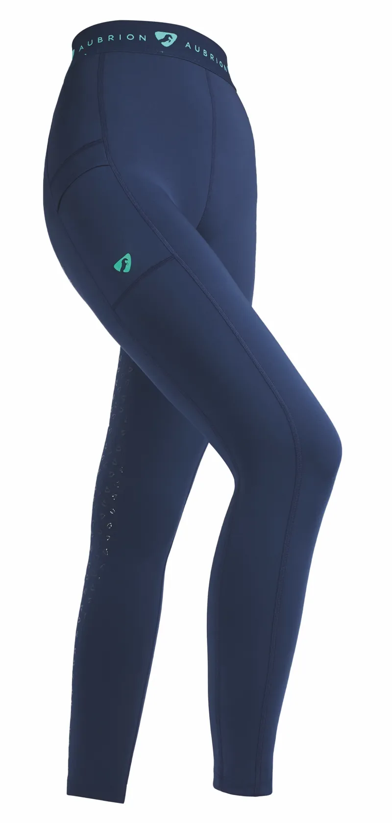 Aubrion Dutton Girls Riding Tights - Blue