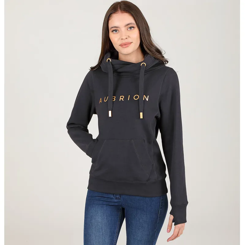 Aubrion Latimer Hoodie - Charcoal-1
