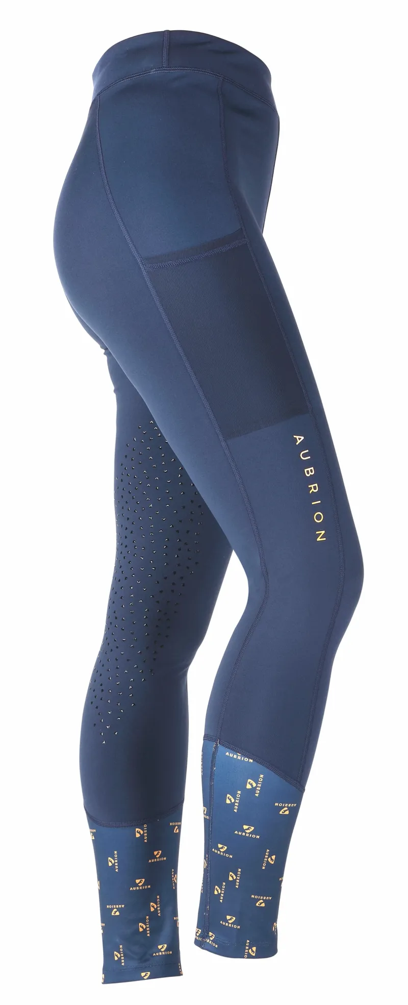 Aubrion Morden Summer Riding Tights Maids - Navy