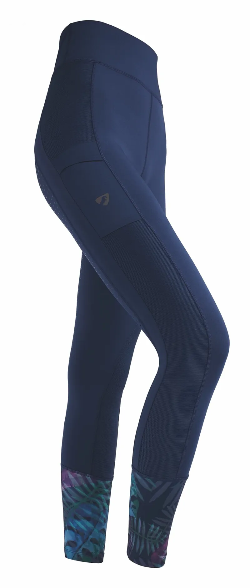 Aubrion Manor Textured Riding Tights - Navy