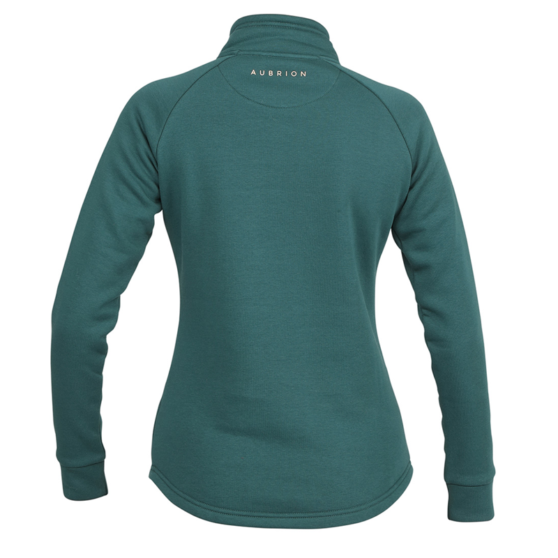 Aubrion Elm Half Zip Sweatshirt - Dark Green-1