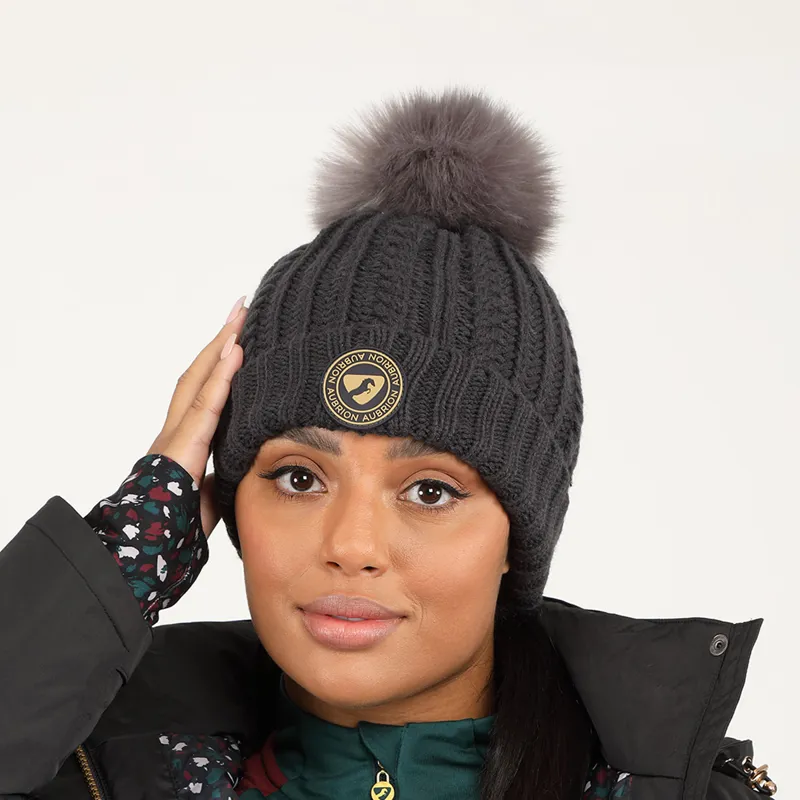 Aubrion Northwood Fleece Lined Hat - Charcoal