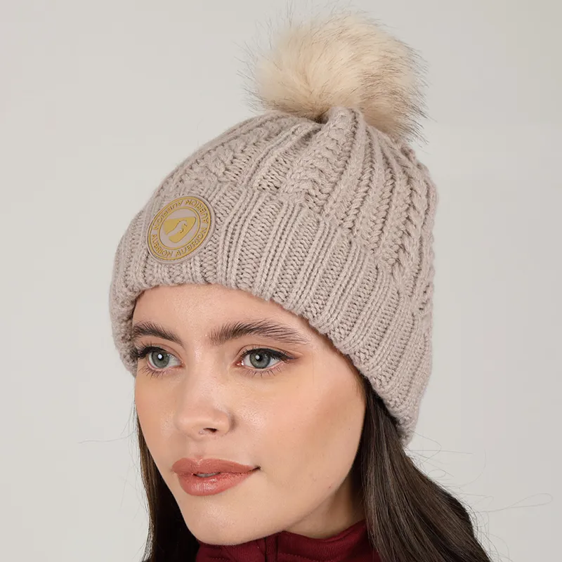 Aubrion Northwood Fleece Lined Hat - Mushroom