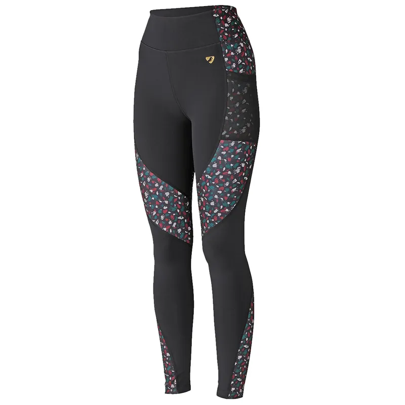 Aubrion Young Rider Broadway Riding Tights - Brushstroke-1