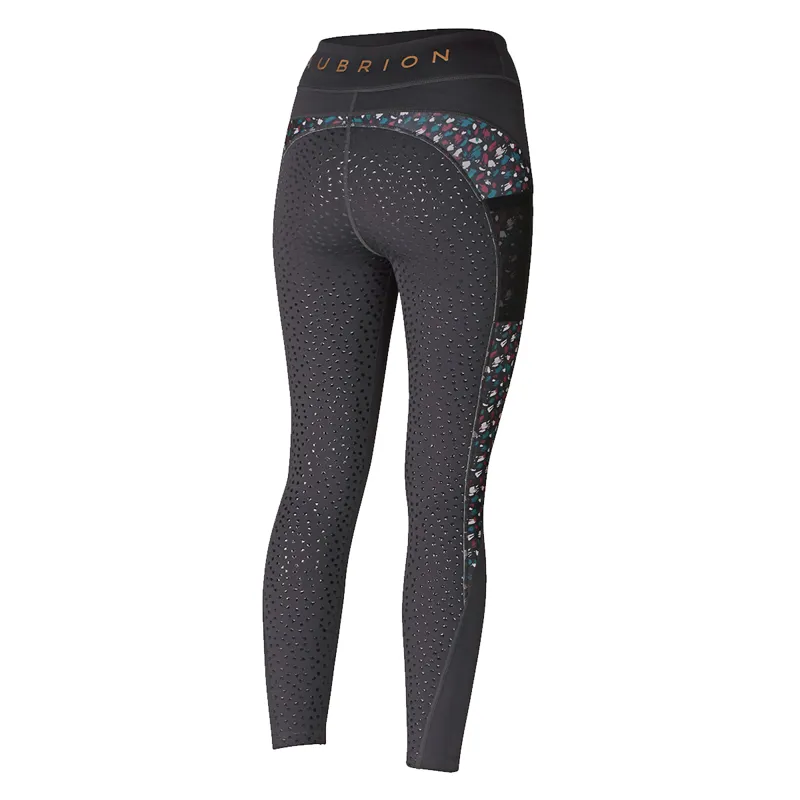 Aubrion Young Rider Coombe Riding Tights - Brushstroke-2