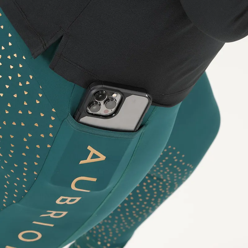 Aubrion Eastcote Riding Tights - Dark Green-3