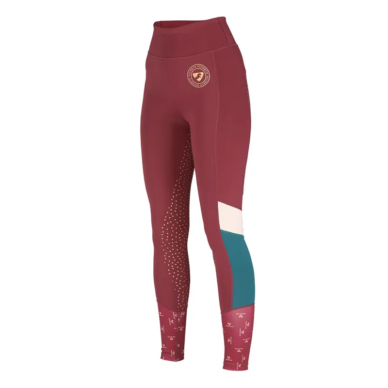 Aubrion Eastcote Riding Tights - Wine-1
