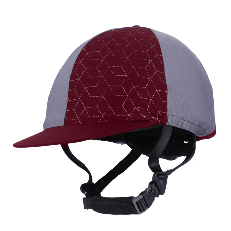 QHP Helmet cover Eldorado - Ruby