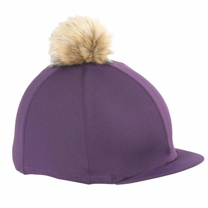 Shires One Size Pom Pom Hat Cover In Black-1