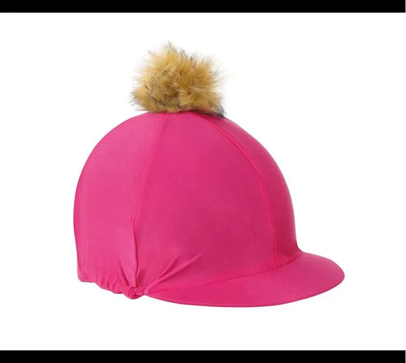 Shires One Size Pom Pom Hat Cover In Black