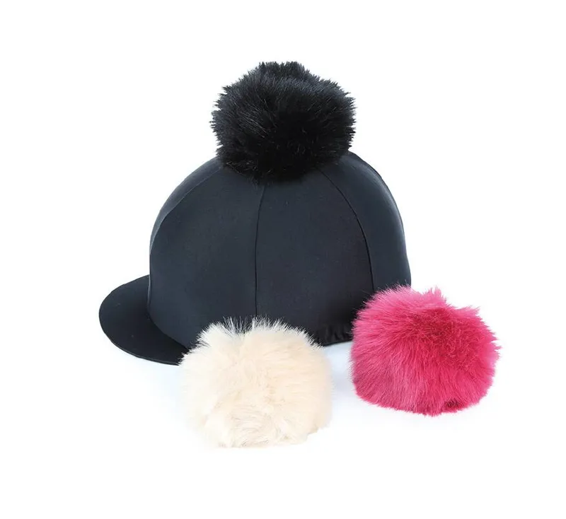 Shires Switch It Pom Pom Hat Cover - Black