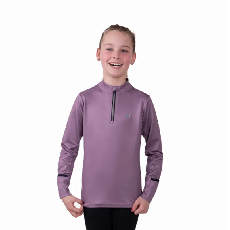 QHP Junior Instant Heating Shirt Loua - Sweet Grape