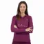 Aubrion Team Long Sleeve Polo - Mulberry