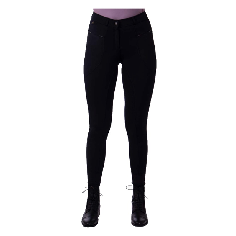 QHP Monica Full Grip Breeches - Black
