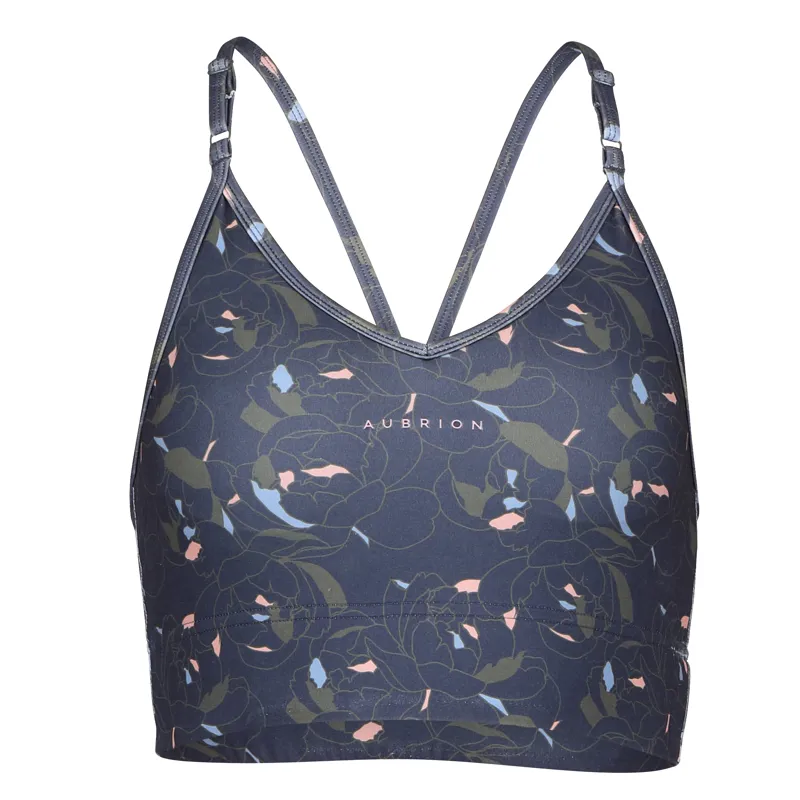 Aubrion Invigorate Sports Bra - Peony Print