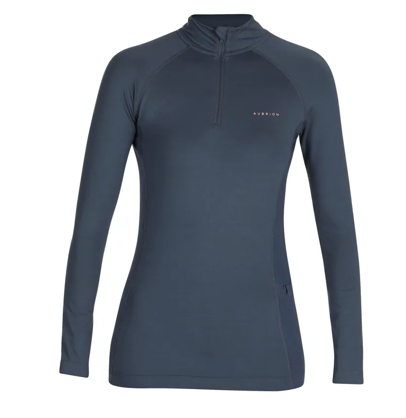Aubrion Revive Long Sleeve Base Layer - Navy
