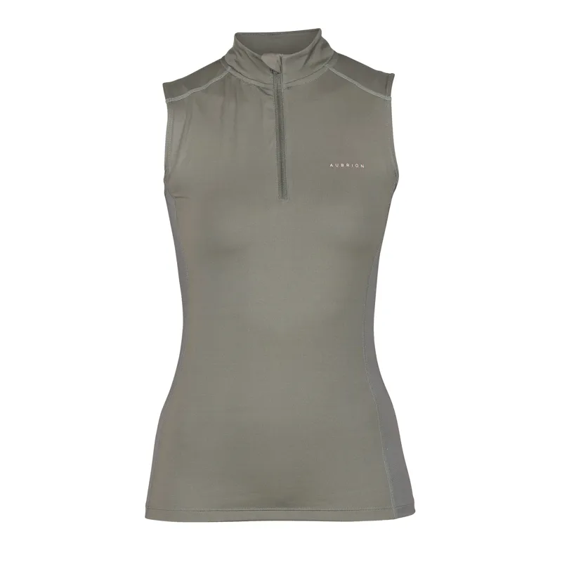 Aubrion Revive Sleeveless Base Layer - Olive