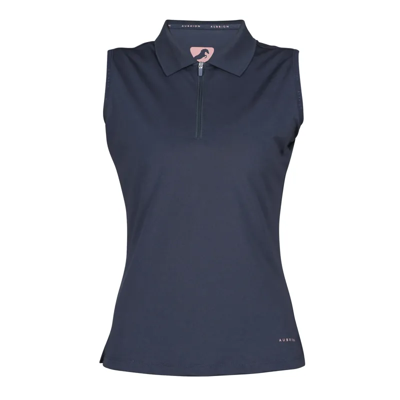 Aubrion Poise Sleeveless Polo - Navy