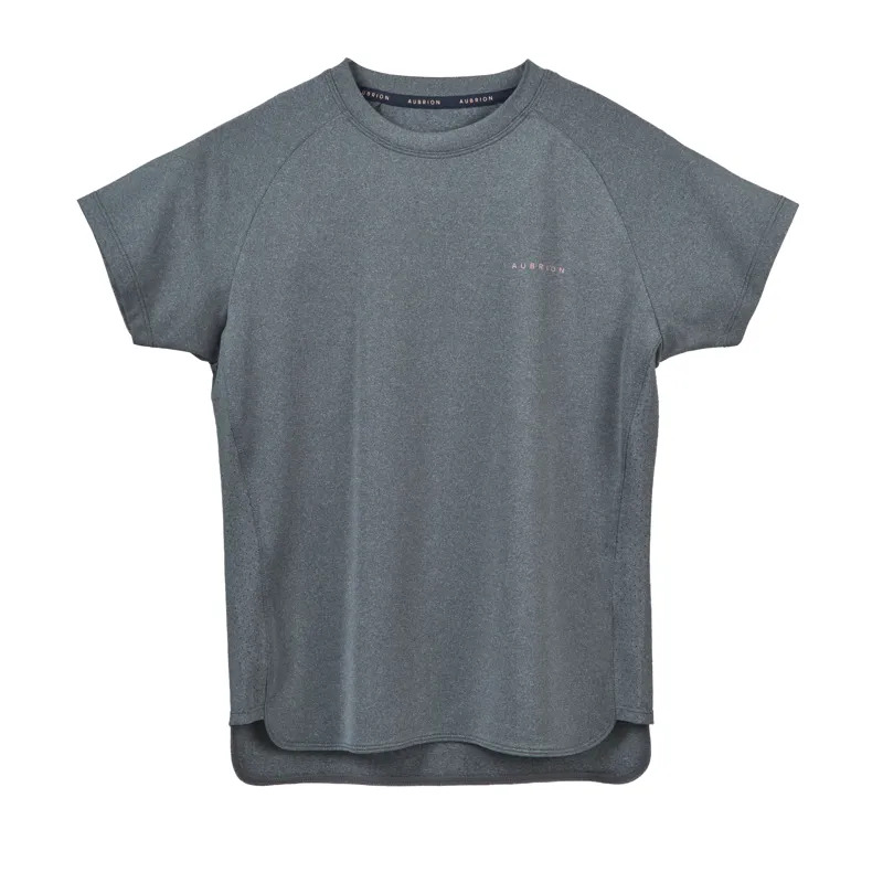 Aubrion Young Rider Energise Tech T-Shirt - Navy