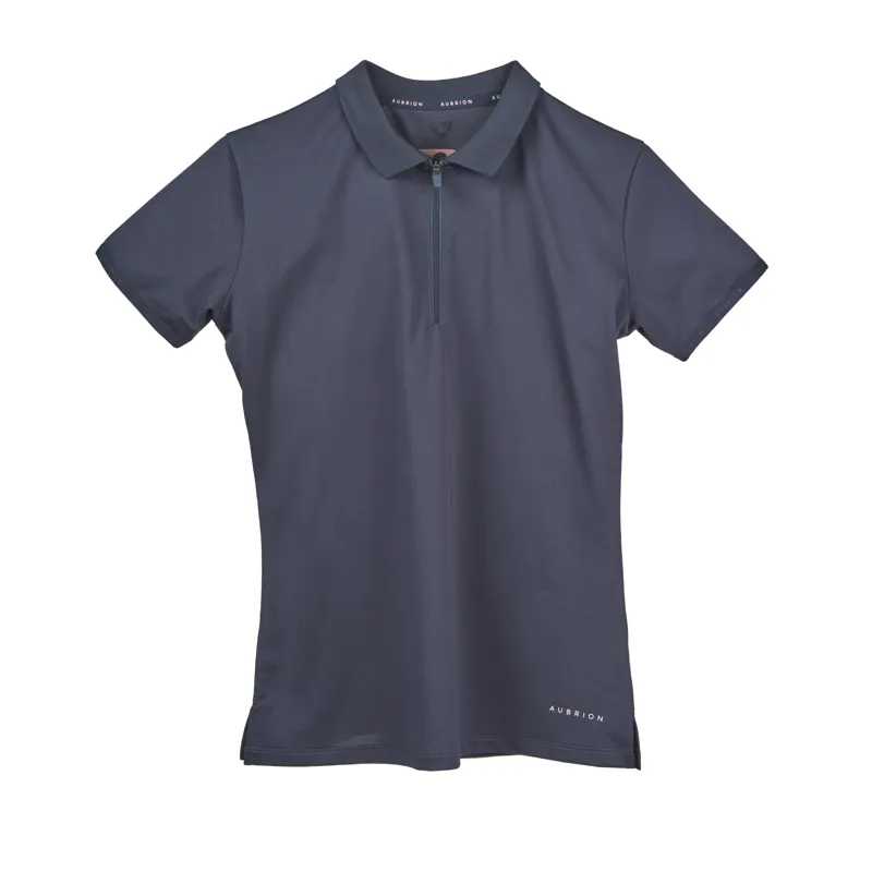 Aubrion Young Rider Poise Tech Polo - Navy