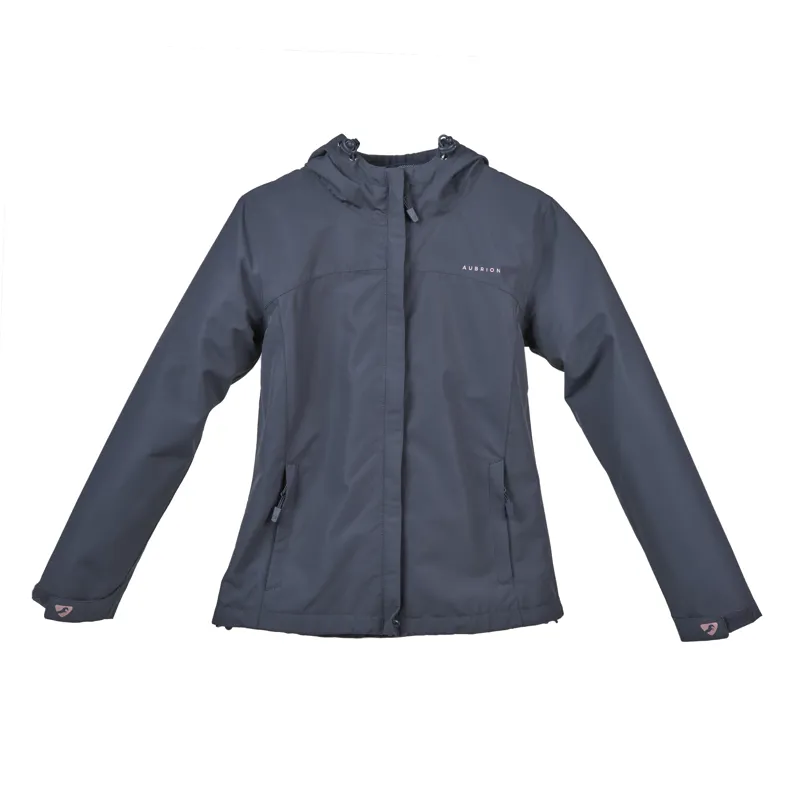 Aubrion Young Rider Cloudburst Raincoat - Navy