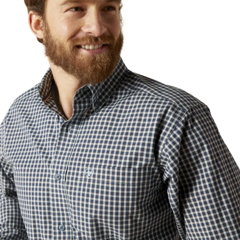 Ariat Men's Pro Gannon Fitted Shirt - Sky Blue-2