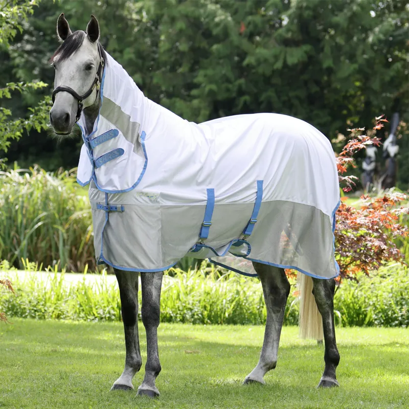 Shires Tempest Original Fly Mesh Combo Rug - Sky