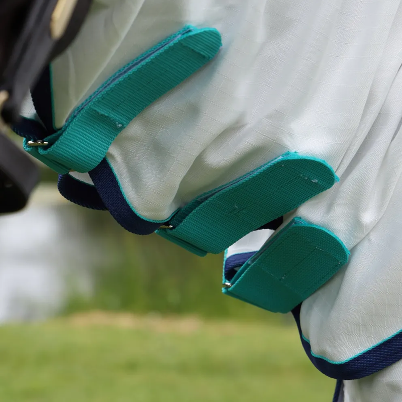 Shires Highlander Plus Sweet-Itch Combo Fly Rug - White-4
